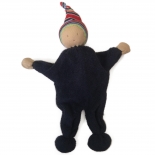 blessed earth - waldorf doll, navy
